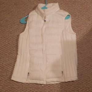 Vest ivory/white with pouch